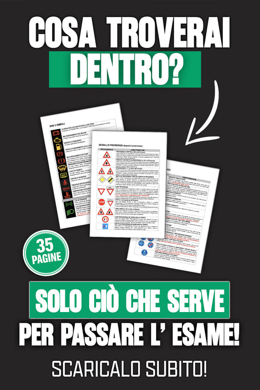 Riassunto Patente Italia 🇮🇹